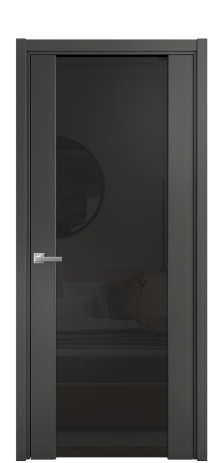 Дверь межкомнатная Vario 11 Цвет Ясень Антрацит Покрытие Шпон крашеный  Наличник L 50 Цена 50775