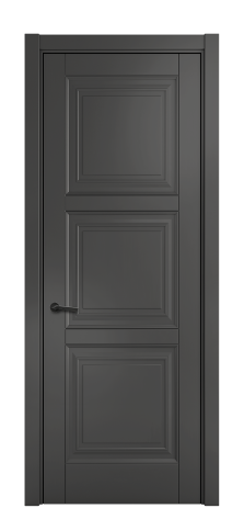 Дверь межкомнатная Элеганс 3 Цвет Антрацит Покрытие ЭМАЛИ Эмаль Наличник L 75 Цена 50118
