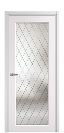 Дверь межкомнатная Страйп 1 Цвет Крем Покрытие Эмаль  Наличник L 50 Цена 45765