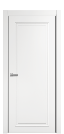 Дверь межкомнатная Страйп 1 Цвет Белый Покрытие Эмаль  Наличник L 75 Цена 39298