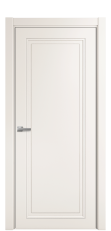 Дверь межкомнатная Страйп 1 Цвет Молочный Покрытие Эмаль  Наличник L 75 Цена 39298
