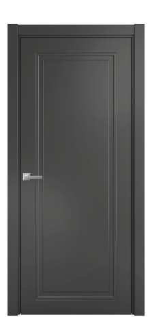 Дверь межкомнатная Stripe 1 Цвет Антрацит Покрытие Эмаль  Наличник L 75 Цена 44868