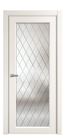 Дверь межкомнатная Stripe 1 Цвет Молочный Покрытие Эмаль  Наличник L 75 Цена 38524
