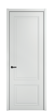 Дверь межкомнатная Страйп 2 Цвет Облачный Покрытие ЭМАЛИ Эмаль Наличник L 50 Цена 46303