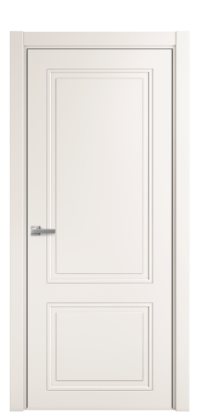 Дверь межкомнатная Страйп 2 Цвет Молочный Покрытие Эмаль  Наличник L 75 Цена 39298