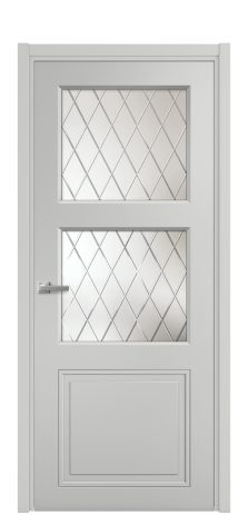 Дверь межкомнатная Страйп 3 Цвет Телегрей Покрытие Эмаль  Наличник L 50 Цена 40873