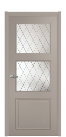 Дверь межкомнатная Stripe 3 Цвет Какао Покрытие Эмаль  Наличник L 50 Цена 45050