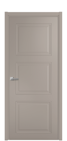 Дверь межкомнатная Stripe 3 Цвет Какао Покрытие Эмаль  Наличник L 50 Цена 43325