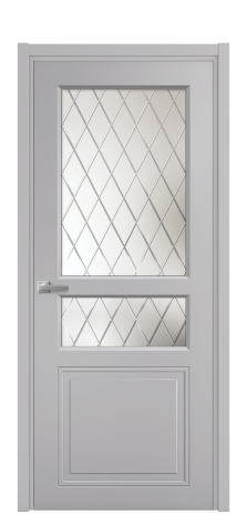 Дверь межкомнатная Stripe 4 Цвет Галечный Покрытие Эмаль  Наличник L 50 Цена 43798