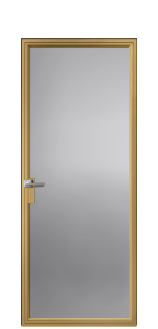 Дверь межкомнатная Фрейм 01 Цвет Латунь Покрытие Алюминий  Наличник Скрытый короб Цена 78553