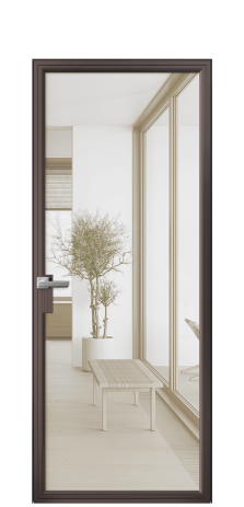 Дверь межкомнатная Frame 01 Цвет Антик Покрытие Алюминий  Наличник Скрытый короб Цена 61332