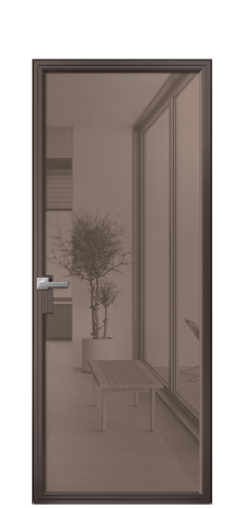Дверь межкомнатная Frame 01 Цвет Антик Покрытие Алюминий  Наличник Скрытый короб Цена 69892
