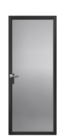 Дверь межкомнатная Frame 01 Цвет Черный Покрытие Алюминий  Наличник Скрытый короб Цена 72853