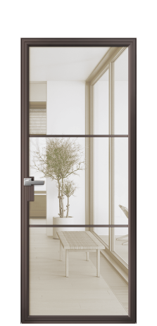 Дверь межкомнатная Фрейм 03 Цвет Антик Покрытие Алюминий  Наличник Скрытый короб Цена 80720