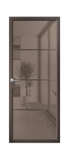 Дверь межкомнатная Фрейм 04 Цвет Антик Покрытие Алюминий  Наличник Скрытый короб Цена 90430