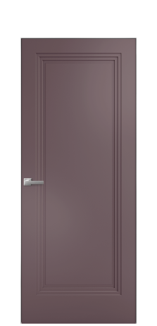 Дверь межкомнатная Step 01 Цвет Лиловый Покрытие Эмаль  Наличник Скрытый короб хром Цена 69310
