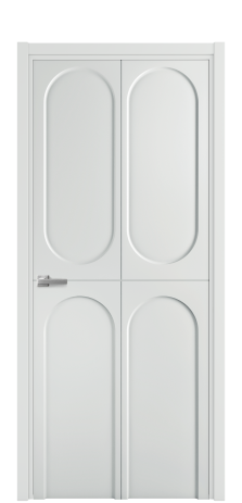 Дверь межкомнатная Anse 4 Цвет Облачный Покрытие Эмаль  Наличник L 50 Цена 52175