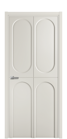 Дверь межкомнатная Anse 4 Цвет Дымчатый Покрытие Эмаль  Наличник L 50 Цена 52175