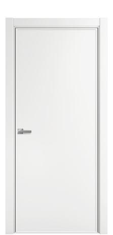 Дверь межкомнатная Line 1 Цвет Белый Покрытие Эмаль  Наличник L 75 Цена 40674