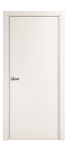 Дверь межкомнатная Line 1 Цвет Молочный Покрытие Эмаль  Наличник L 75 Цена 40674