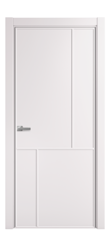 Дверь межкомнатная Line 3 Цвет Крем Покрытие Эмаль  Наличник L 75 Цена 57675