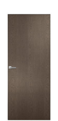 Дверь межкомнатная Breeze 1 Цвет Дуб Марракеш Покрытие Шпон натуральный  Наличник Скрытый короб хром Цена 80760