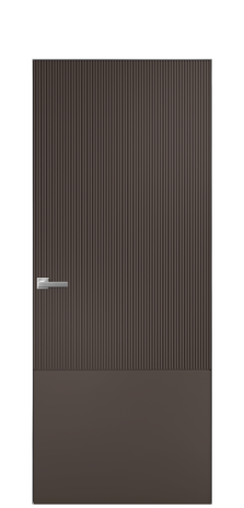 Дверь межкомнатная Breeze 3 Цвет Коричневый Покрытие Эмаль  Наличник Скрытый короб хром Цена 60593