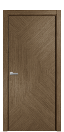 Дверь межкомнатная Unit 08 Цвет Дуб Шоколад Покрытие Шпон масло  Наличник L 75 Цена 64675