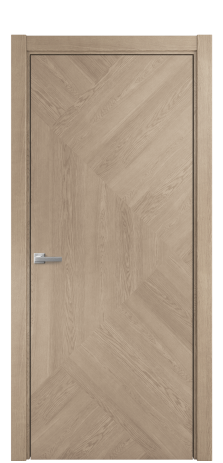 Дверь межкомнатная Unit 08 Цвет Дуб Песочный Покрытие Шпон натуральный  Наличник L 75 Цена 54250
