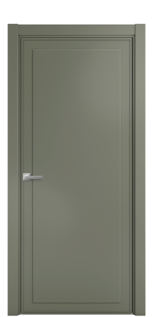 Дверь межкомнатная Лайн 5 Цвет Зеленый Покрытие Эмаль  Наличник L 75 Цена 51168