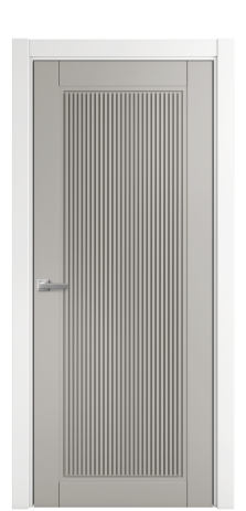 Дверь межкомнатная Лайн 5 Цвет Белый Покрытие Эмаль  Наличник L 75 Цена 49475