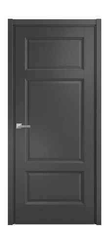 Дверь межкомнатная Неоклассик 3 Цвет Ясень Антрацит Покрытие Шпон крашеный  Наличник L 50 Цена 45175