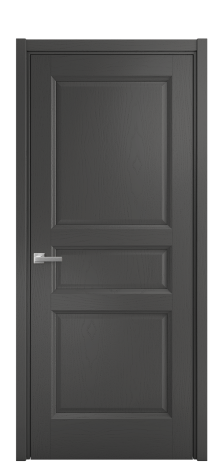 Дверь межкомнатная Neoclassic 4 Цвет Ясень Антрацит Покрытие Шпон крашеный  Наличник L 50 Цена 45175