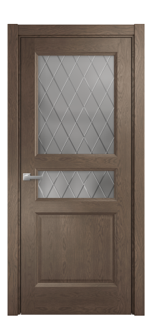 Дверь межкомнатная Неоклассик 4 Цвет Дуб Марракеш Покрытие Шпон натуральный  Наличник L 75 Цена 50175