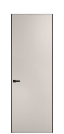 Дверь межкомнатная Секрет 59-00 Цвет Дымчатый Покрытие ЭМАЛИ Эмаль Наличник Скрытый короб хром Цена 38450