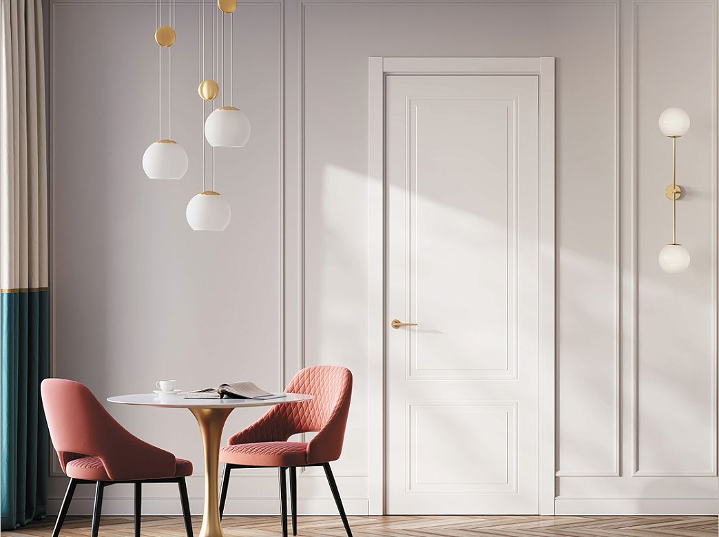 Двери в белом